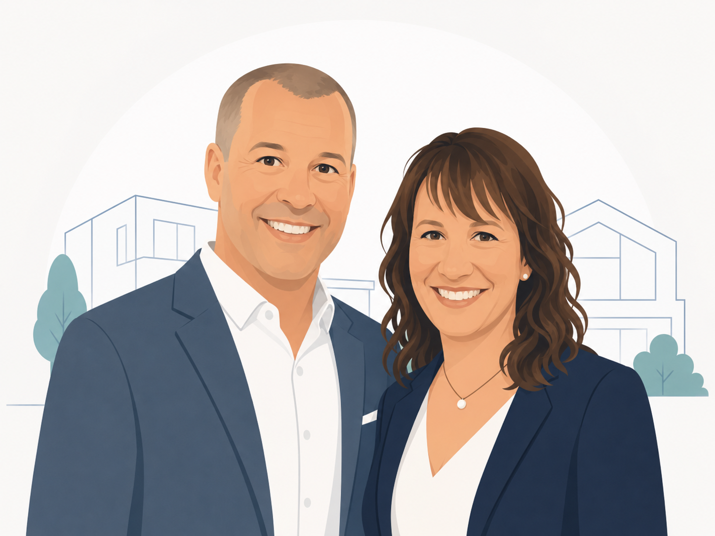 Reduzierte Illustration von Marcus und Birgit Gass
